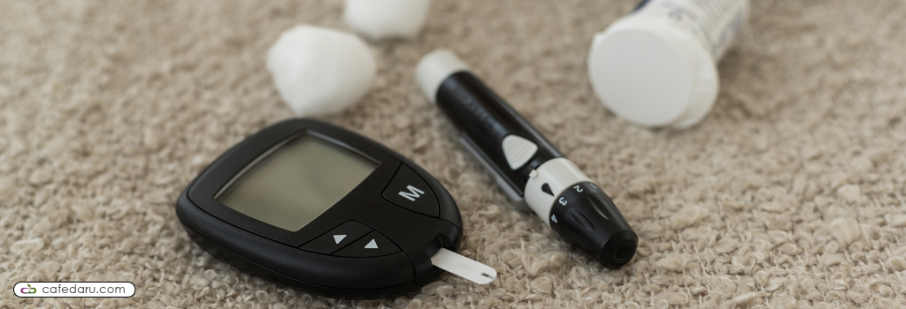 دیابت، دستگاه و نوار تست قند خون